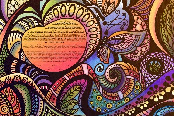 The Life in Tech­ni­col­or Ketubah
