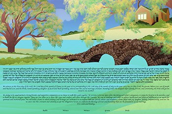 The By The Lake Ketubah